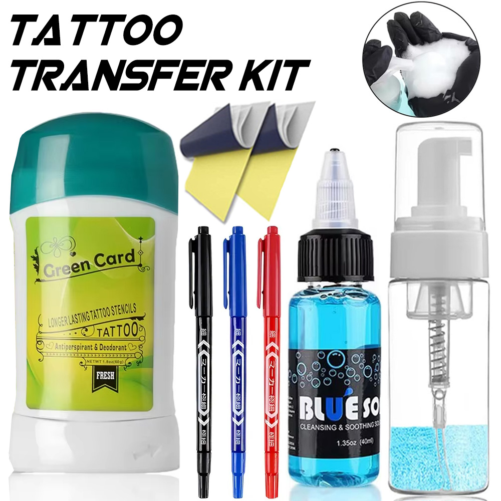 Transfer Paper Carbon - Kit gel per trasferimento tatuaggi con