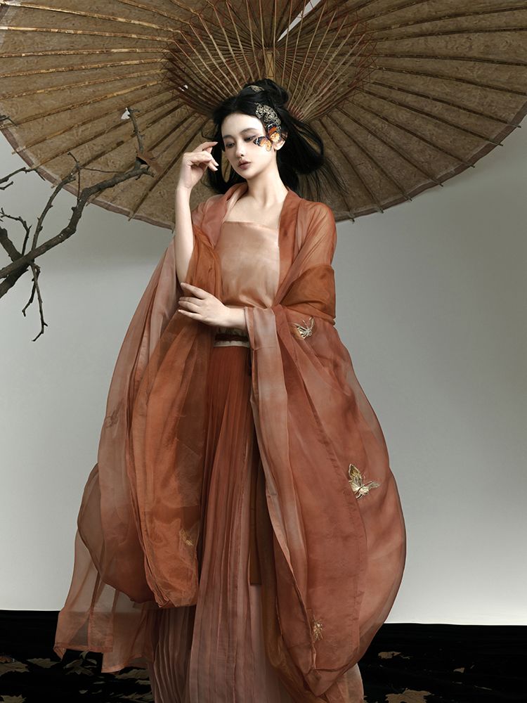 Embroidery Set - Costume da donna in stile Song,