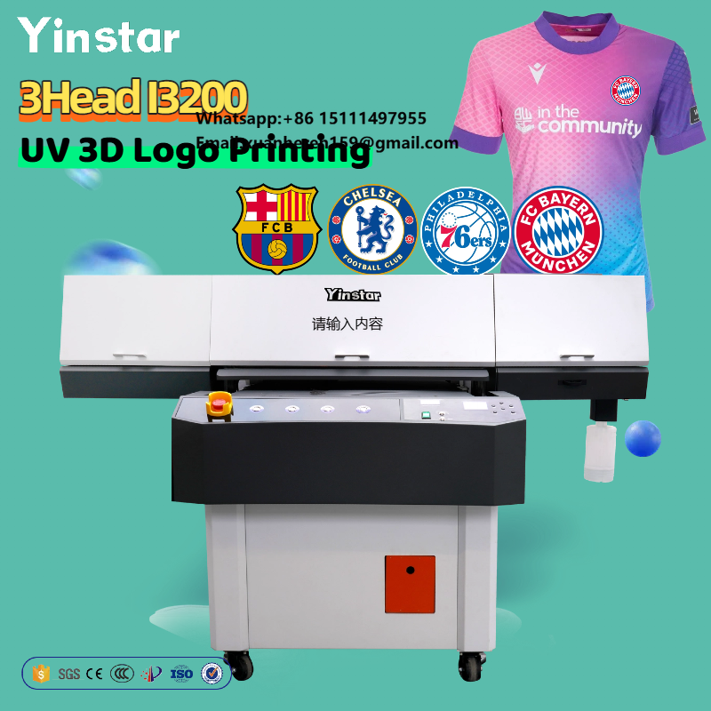 Embroidery Logo - Stampante UV DTF 3D Yinstar per
