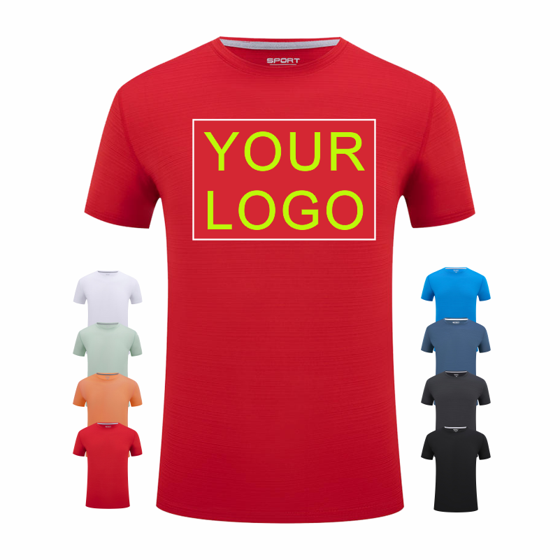 Embroidery Logo - T-shirt manica corta girocollo personalizzata con