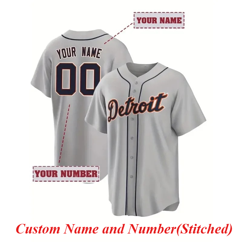 Embroidery Name - Maglia da baseball ricamata da uomo