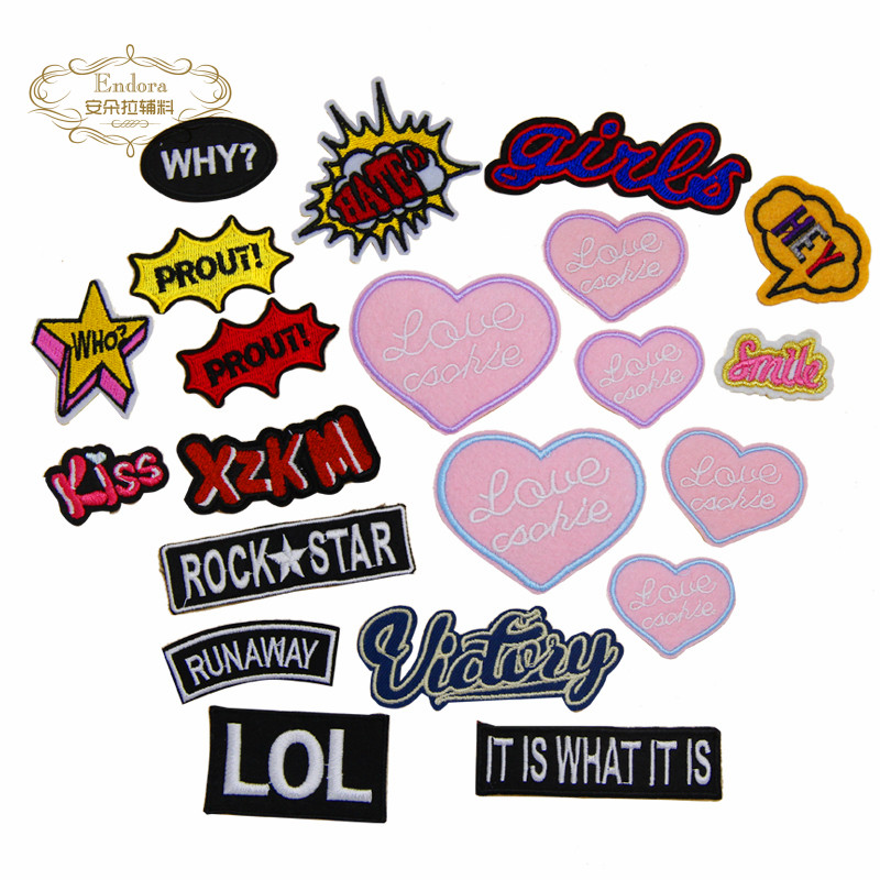 Nuovo arrivo 10 pezzi parole l - Embroidery Kiss recensione e prezzo