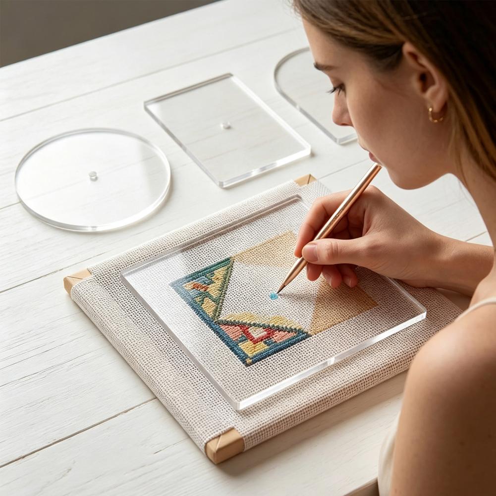 Set di 5 stencil per ricamo in - Embroidery Canvas recensione e prezzo