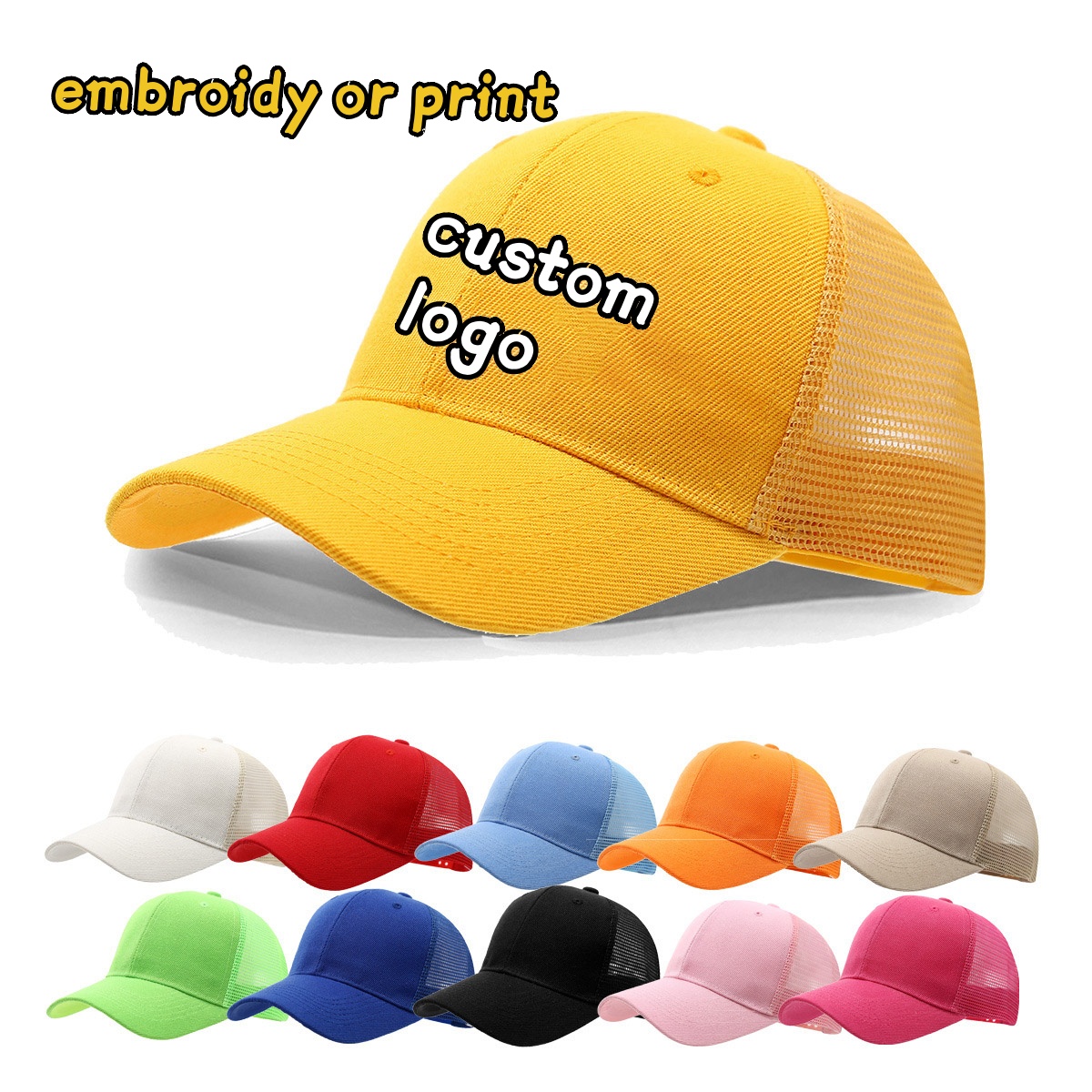 Cappello a rete estivo in tint - Embroidery Logo recensione e prezzo