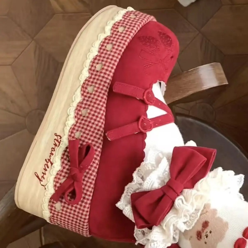 Scarpe con tacco alto Lolita c - Embroidery Canvas recensione e prezzo