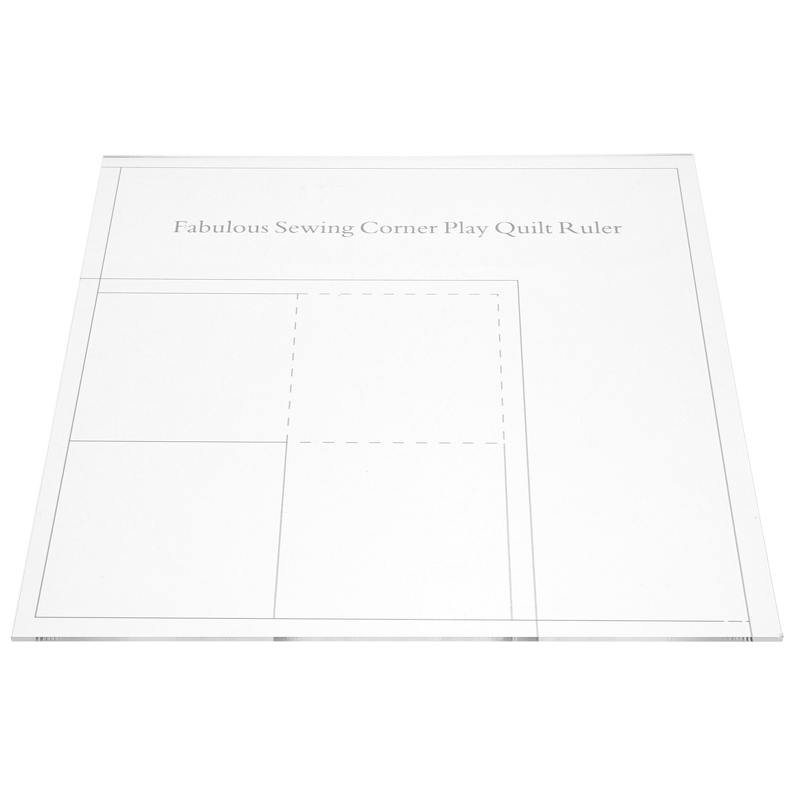 Righello quadrato in acrilico  - Embroidery Quilting recensione e prezzo