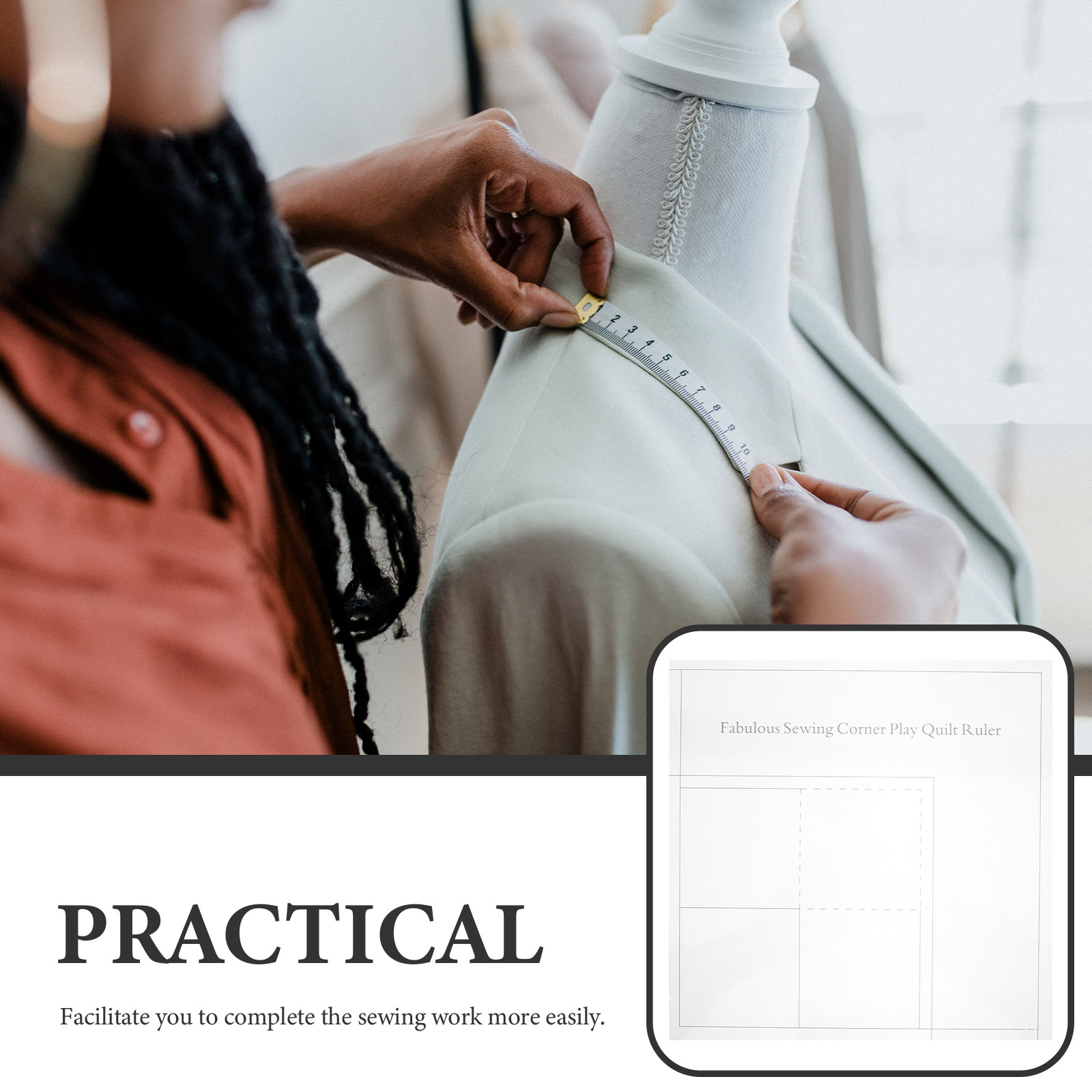 Righello quadrato in acrilico  - Embroidery Quilting recensione e prezzo