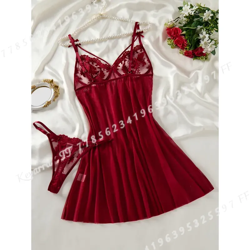 Camicia da Notte da Donna Ross - Embroidery Red recensione e prezzo