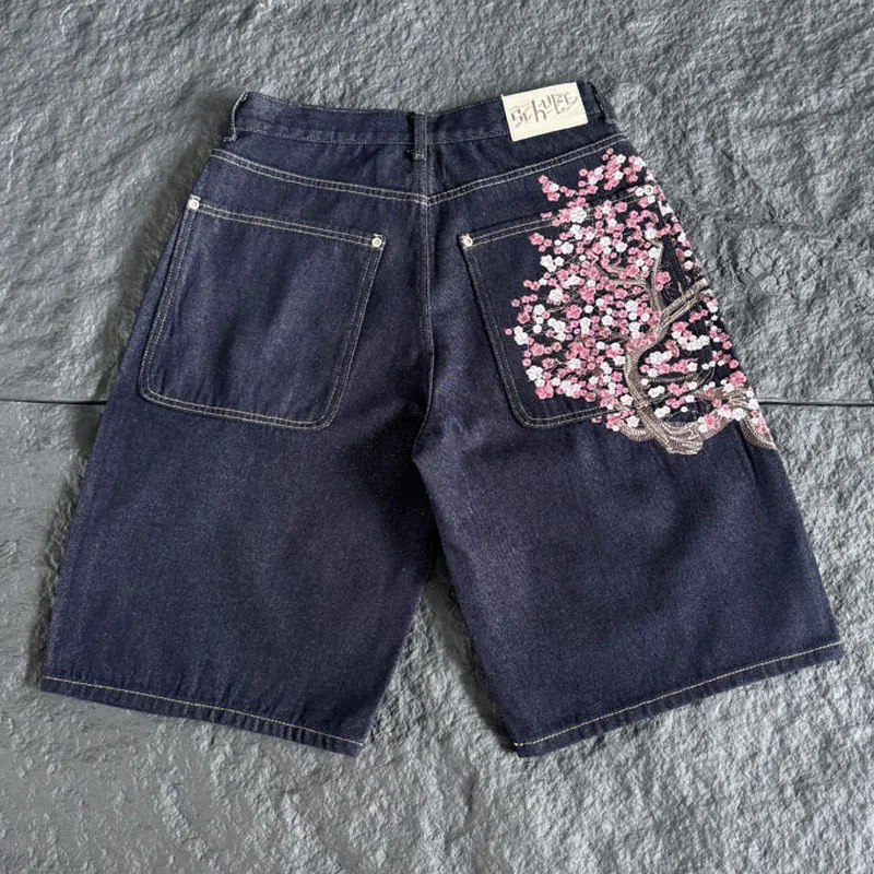 Shorts in denim scuro, taglio  - Embroidery Jeans Sakura recensione e prezzo