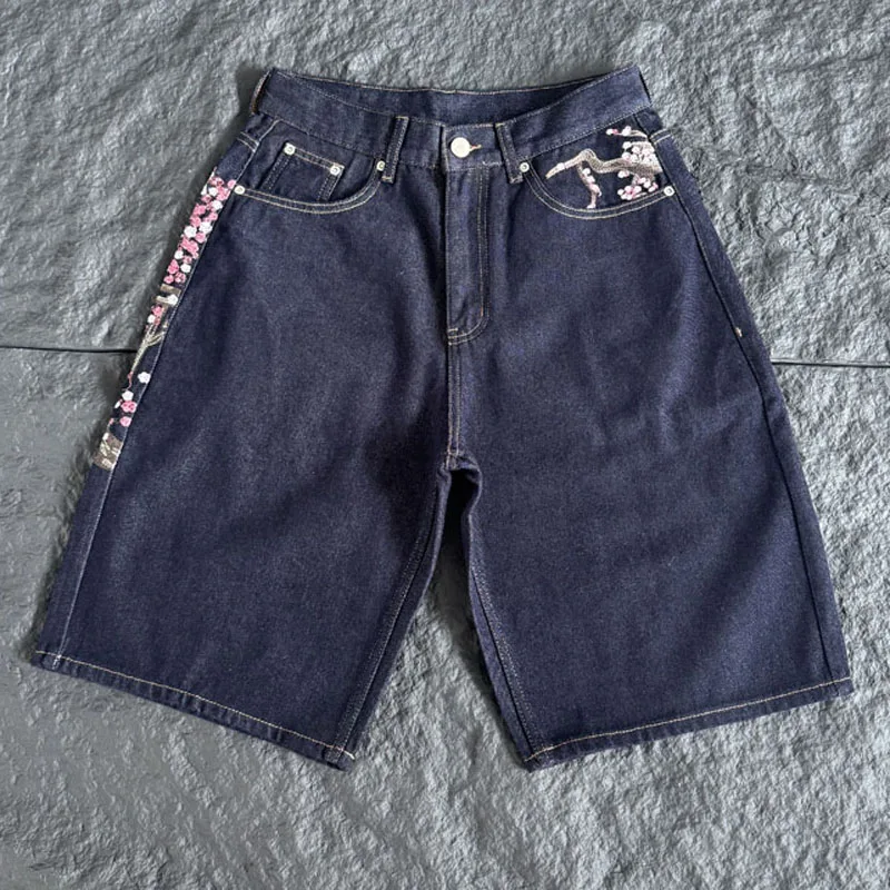 Shorts in denim scuro, taglio  - Embroidery Jeans Sakura recensione e prezzo