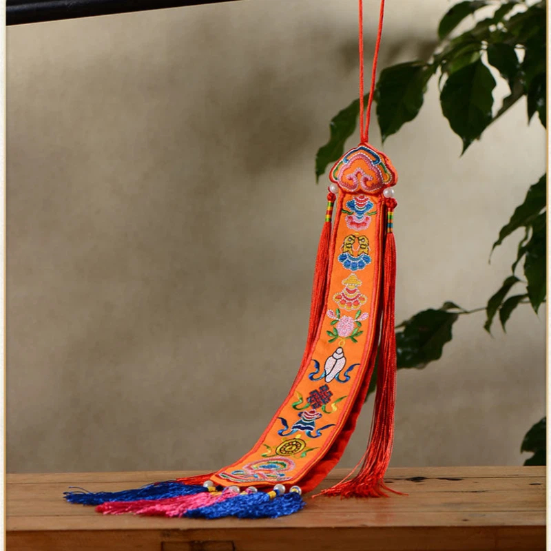 Bandiere Tibetane Artigianali  - Embroidery Red recensione e prezzo