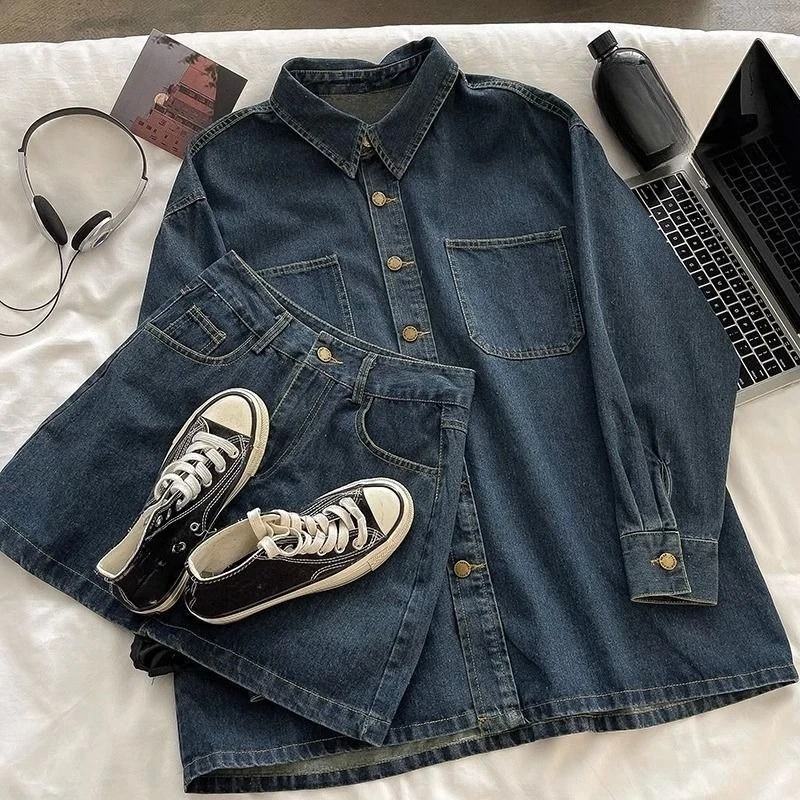 Set gonna in denim Y2K: giacca - Embroidery Set recensione e prezzo