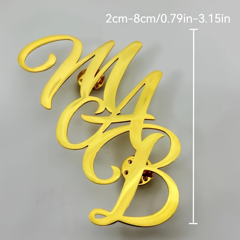 Spilla da bavero in acciaio in - Embroidery Name recensione e prezzo