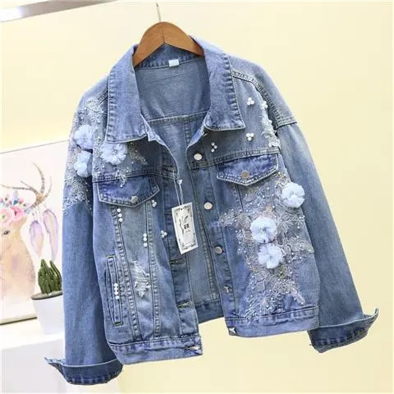 2022 nuovo ricamo Denim giacca - Embroidery Jeans Sakura recensione e prezzo