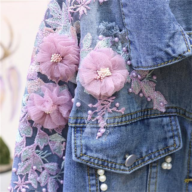 2022 nuovo ricamo Denim giacca - Embroidery Jeans Sakura recensione e prezzo