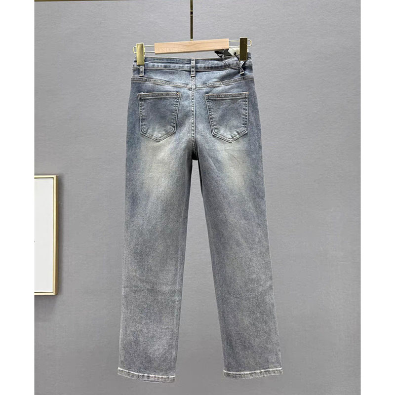 Pantaloni di jeans dritti con  - Embroidery Jeans Sakura recensione e prezzo