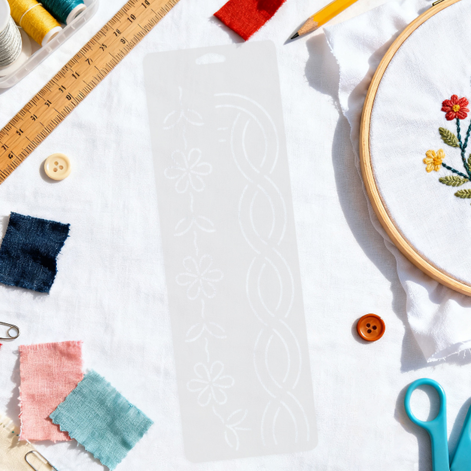 2 stencil per trapuntatura ang - Embroidery Quilting recensione e prezzo